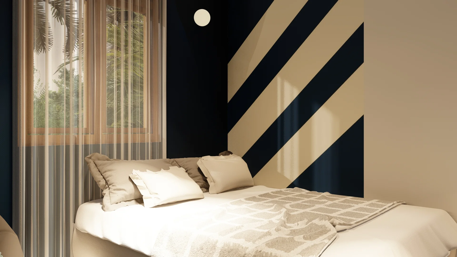 Interior Design Colombo, Sri Lanka, Blue Goal Room, Athurugiriya, kid/little boy bedroom design bed and wall design