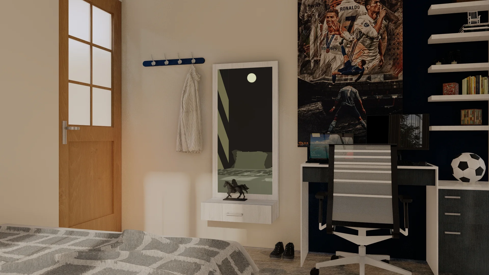 Blue Goal Room, Athurugiriya, kid/boy bedroom