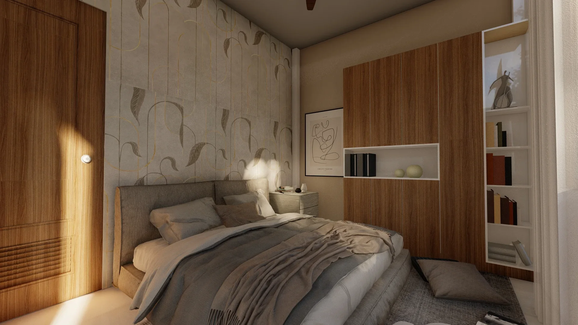 The Balanced Modern Home, Makuluduwa, bedroom 3