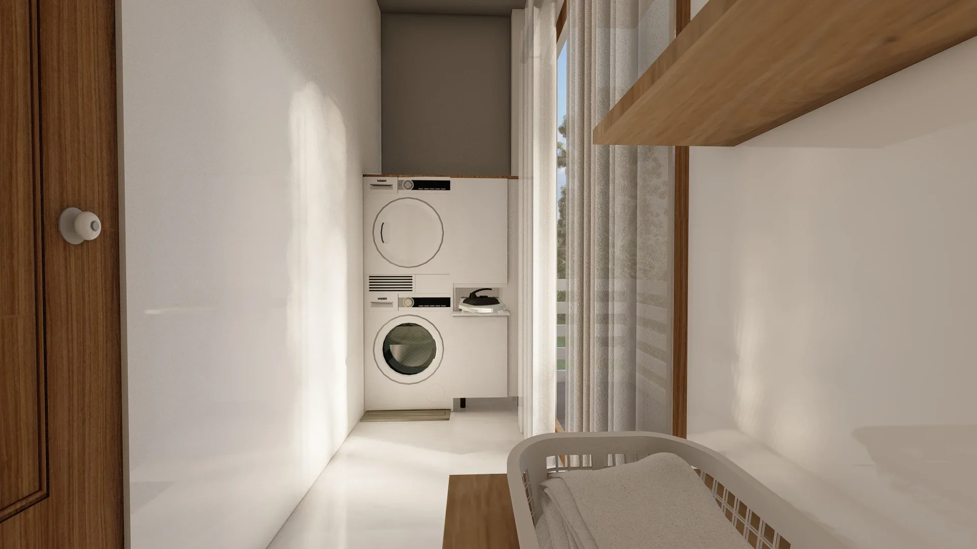 The Balanced Modern Home, Makuluduwa, Laundry area