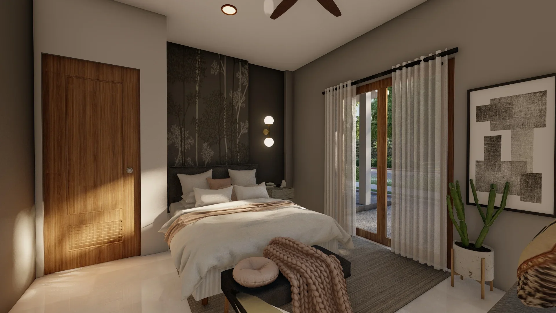 The Balanced Modern Home, Makuluduwa, bedroom 4