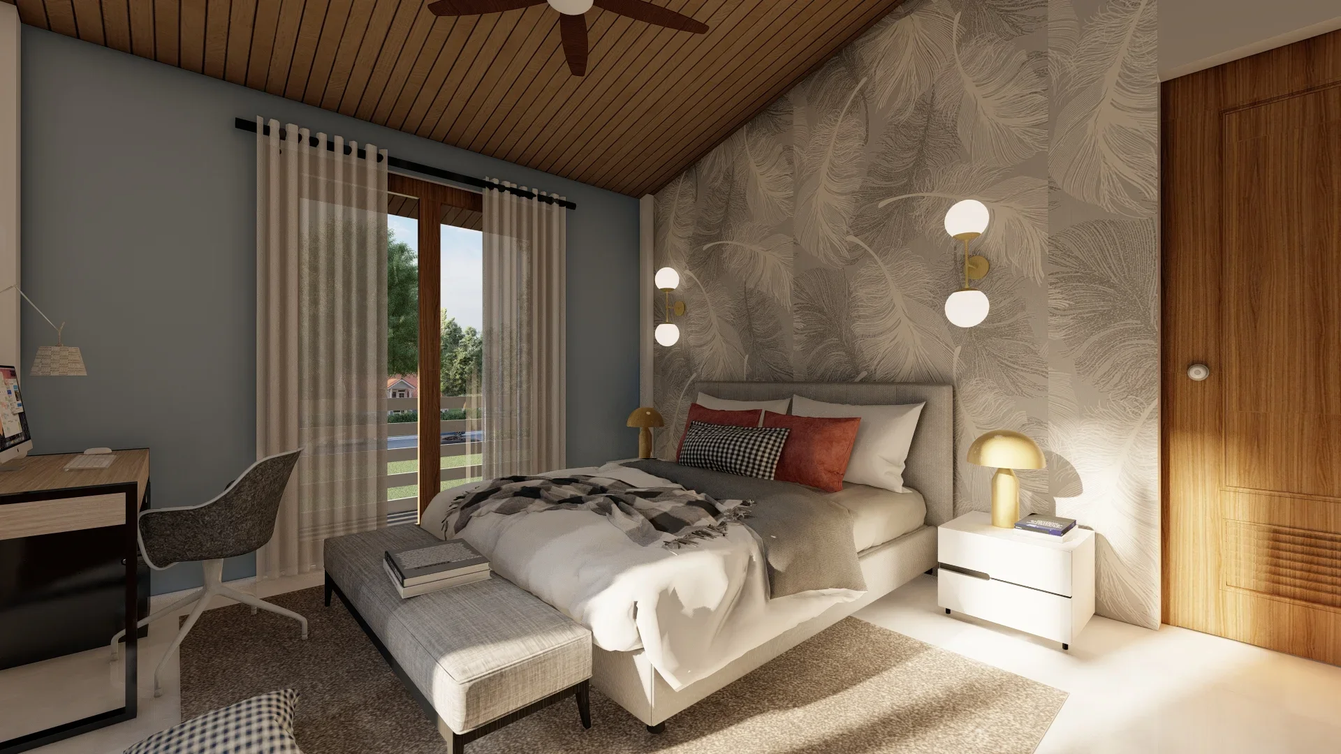 The Balanced Modern Home, Makuluduwa, bedroom 2