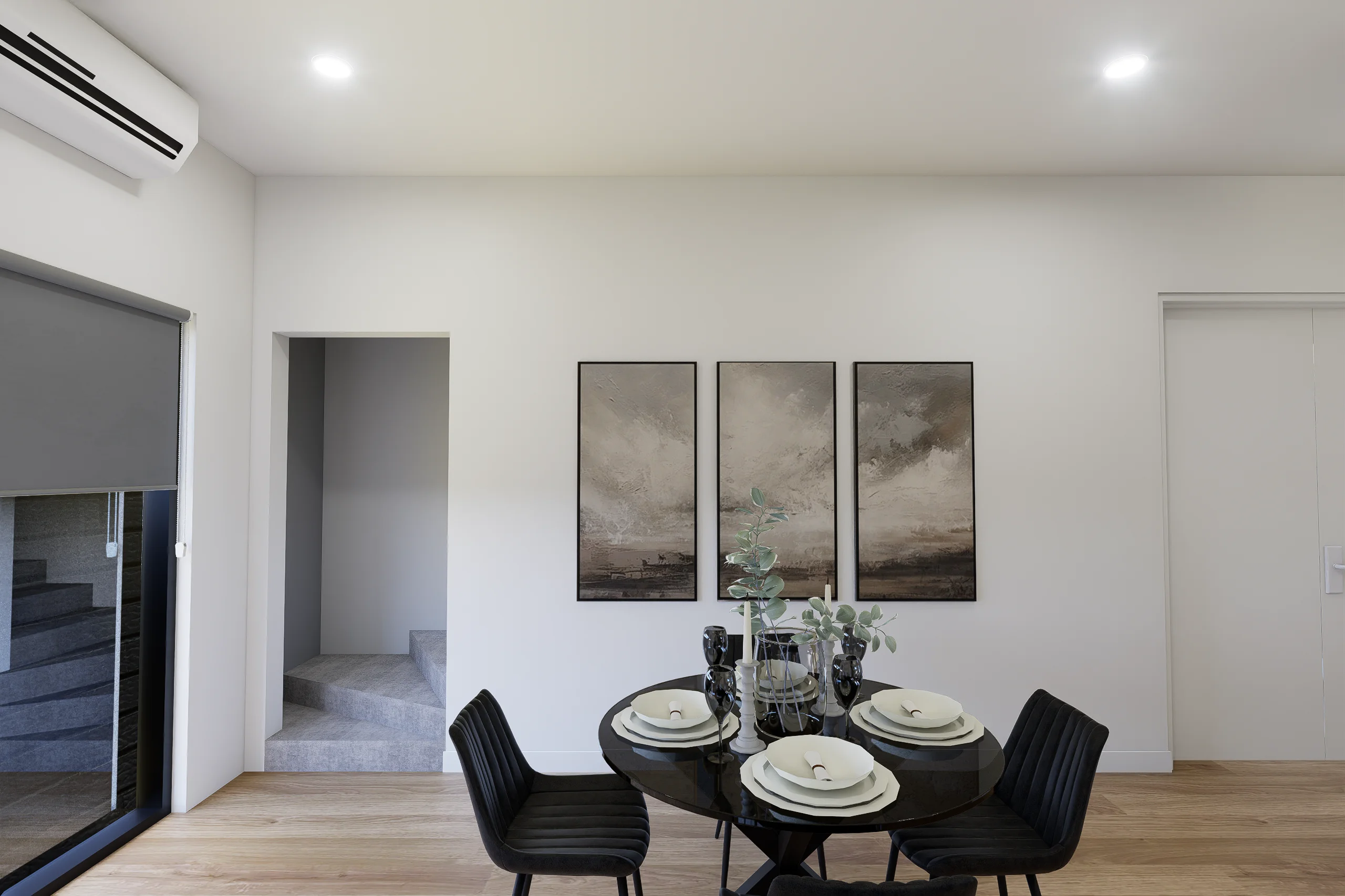 Interior Design, Greenvale, Australia, Residential interior design project, dining area angle 2