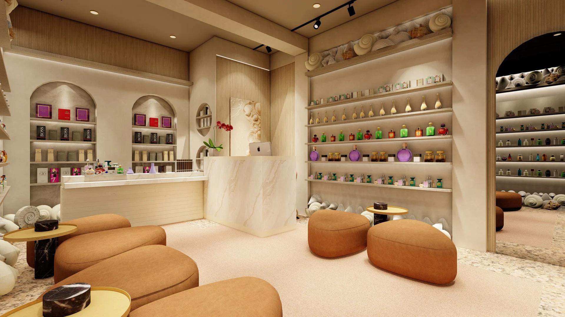 Perfume Store, Piliyandala, beachy theme