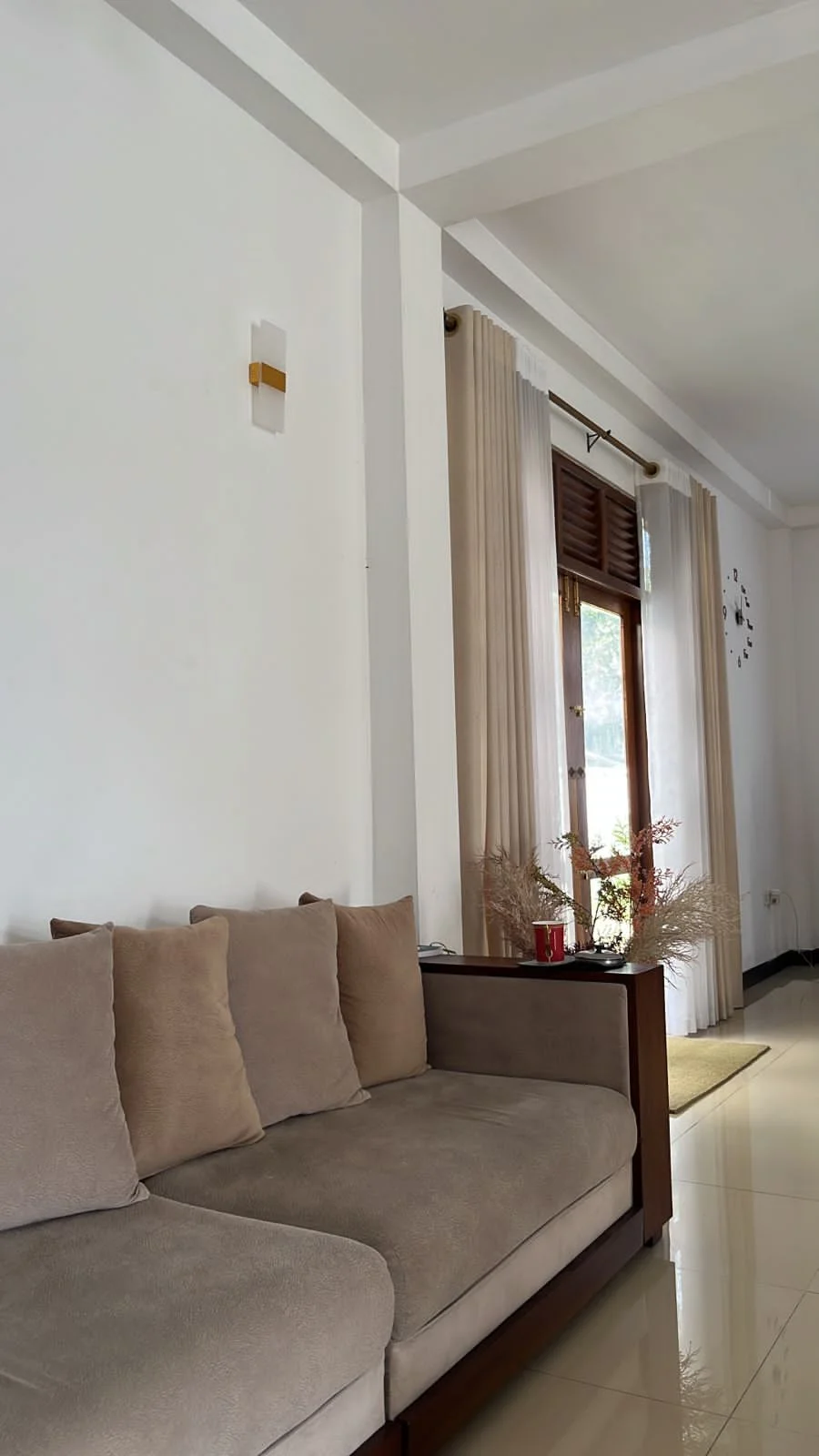 Residential interior design project, Navinna, style and budget, living room, work in progress