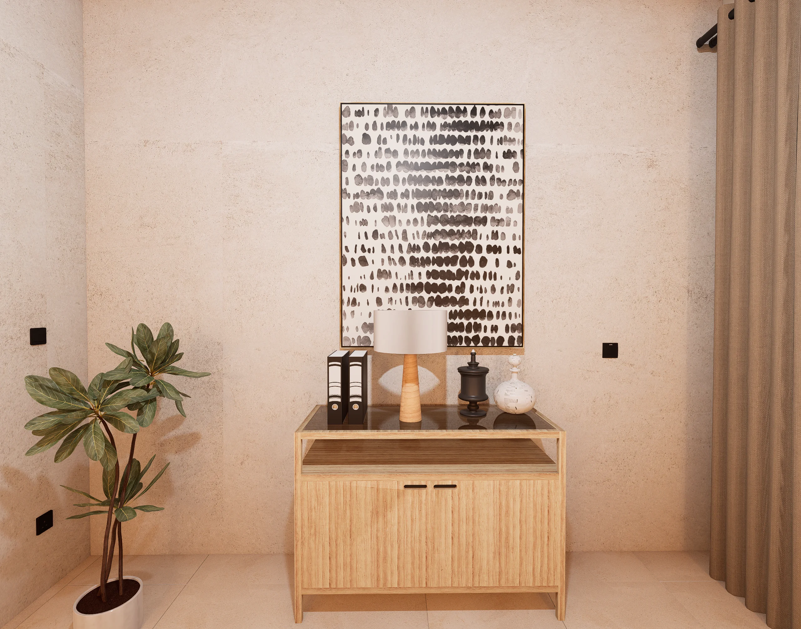 Home Interior Design,Rustic modern,affordable furniture,Brick & Ivory Residence, Biyagama, white theme bedroom angle 4