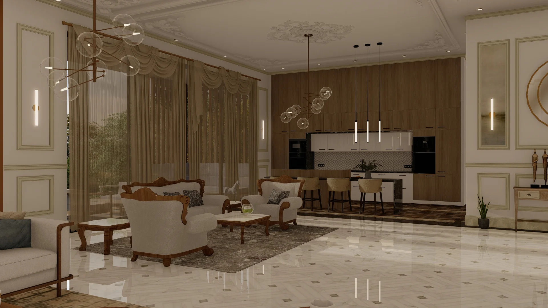 Elegant Home, Pelmadulla, Living room