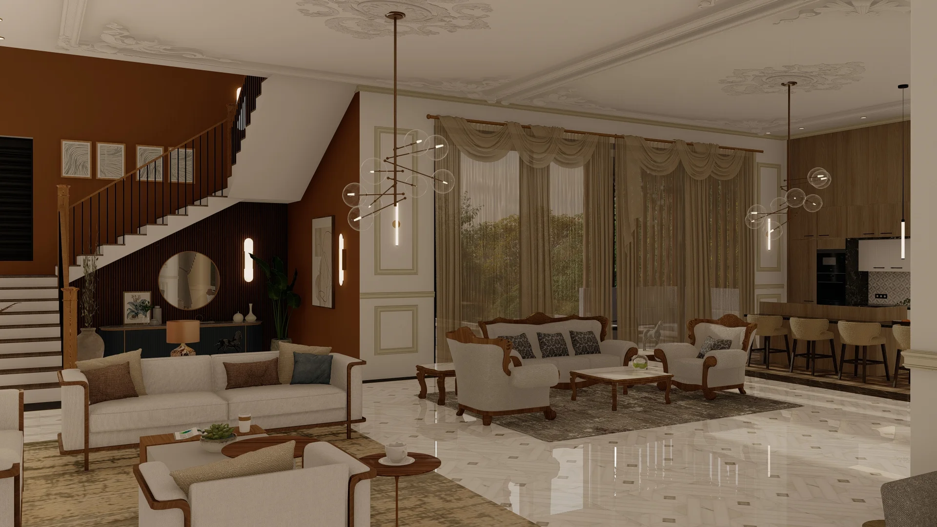Elegant Home, Pelmadulla, Living room