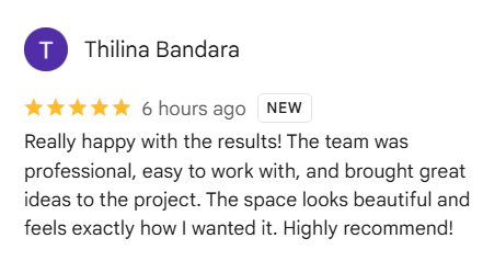 Google review - thilina bandara