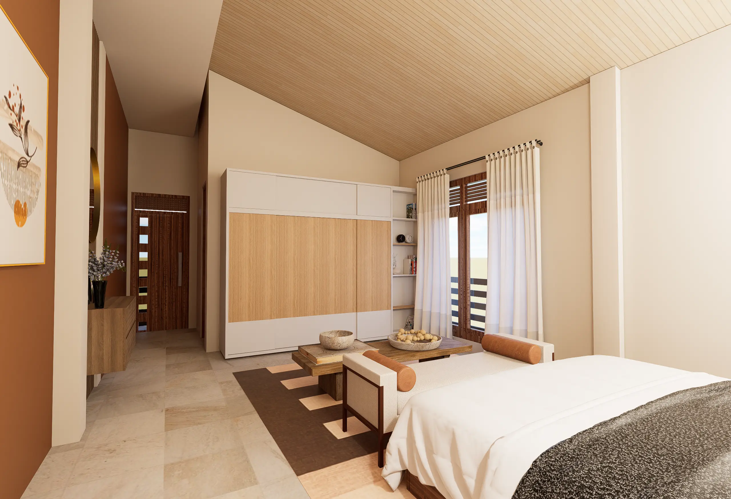 Timeless Luxury Villa Interior Design Project in Oruwala, Colombo, Sri Lanka, bedroom-1c