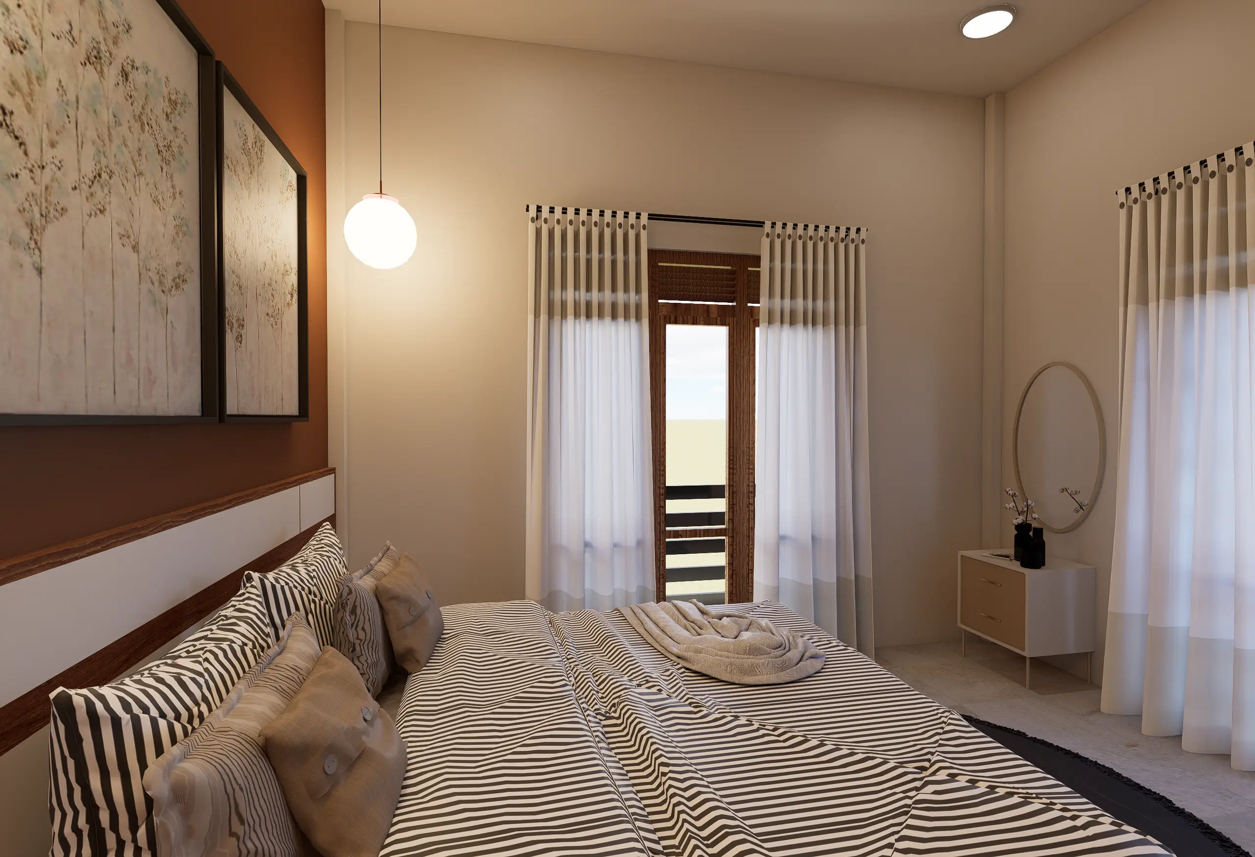 Timeless Luxury Villa Interior Design Project in Oruwala, Colombo, Sri Lanka, bedroom-3a