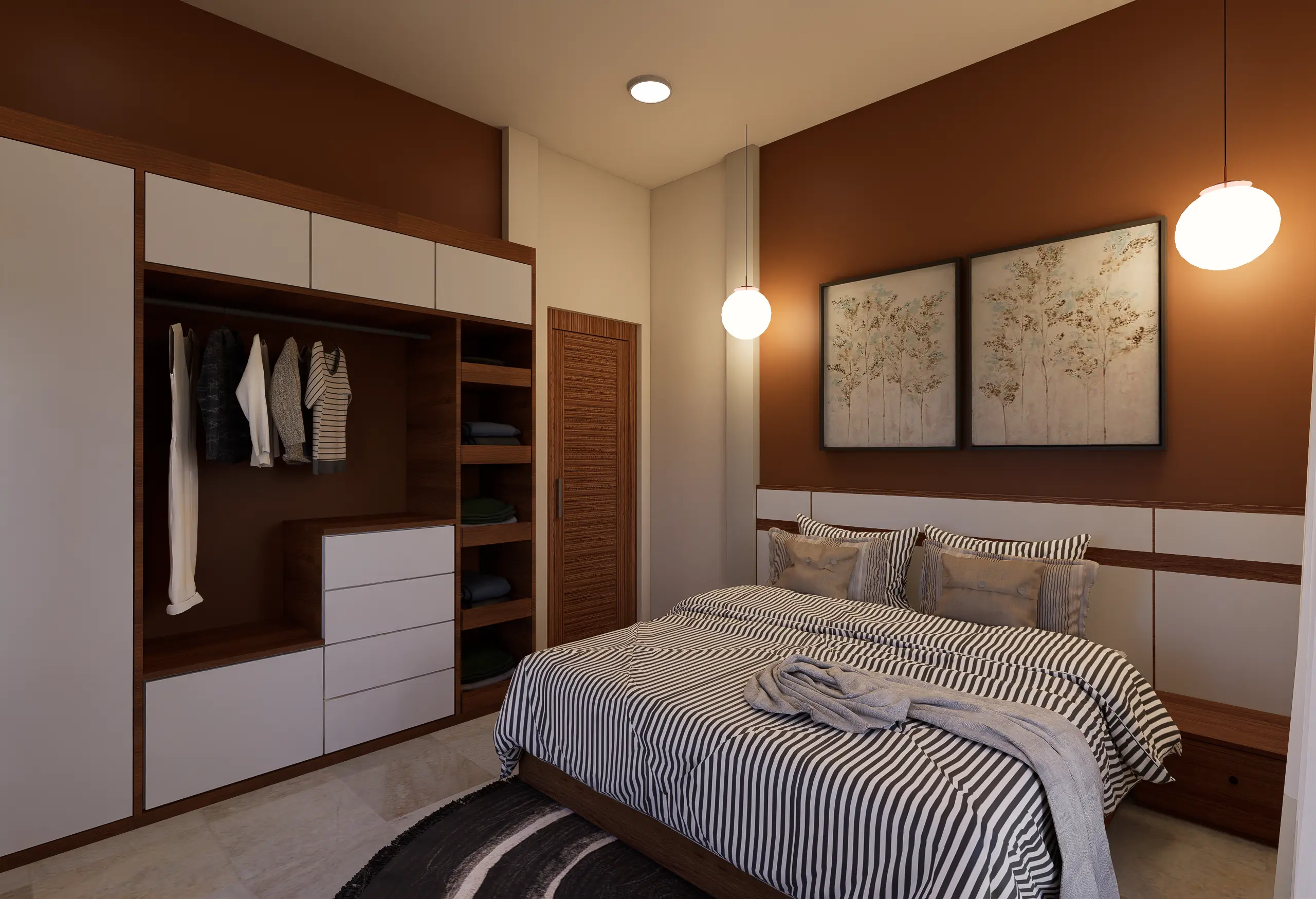 Timeless Luxury Villa Interior Design Project in Oruwala, Colombo, Sri Lanka, bedroom-3b