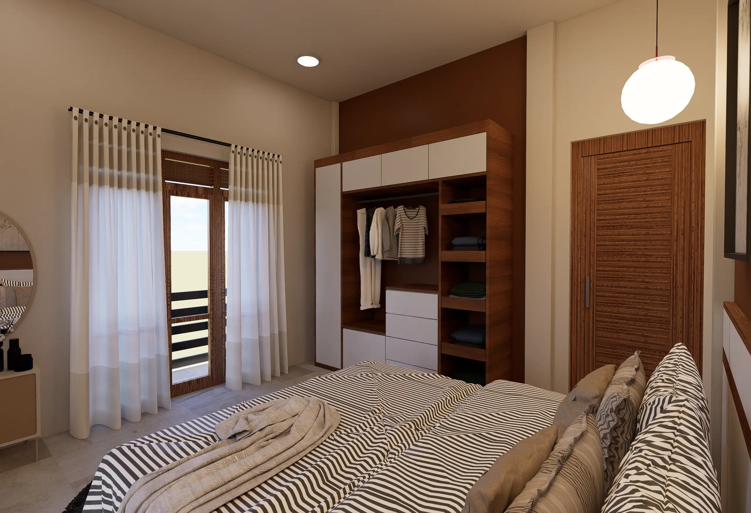 Timeless Luxury Villa Interior Design Project in Oruwala, Colombo, Sri Lanka, bedroom-3c